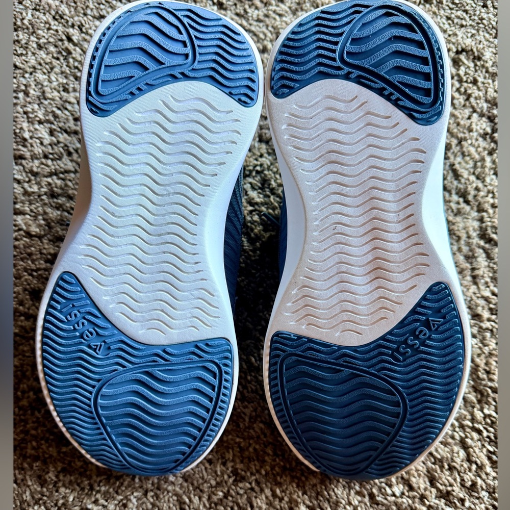 Vessi Everyday Move Mens Size 8 Shoes Sneakers Blue Knit - Picture 5 of 14